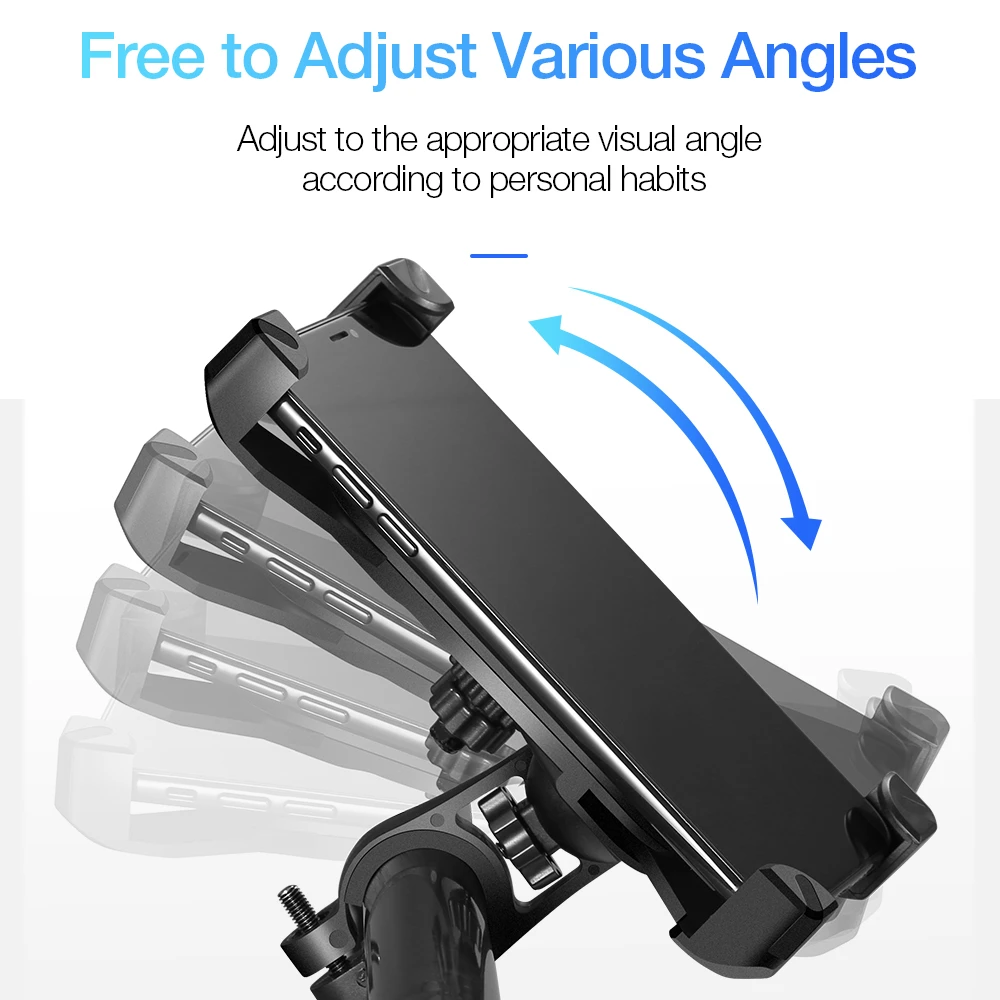 raxfly bicycle phone holder for iphone samsung motorcycle mobile cellphone holder bike handlebar clip stand gps mount bracket free global shipping