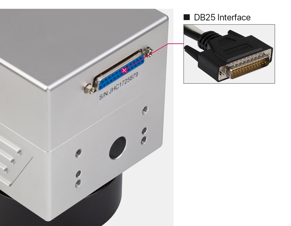 Cloudray 1064nm волоконная Лазерная высокоскоростная сканирующая Гальваническая головка SG7210 Входная диафрагма 10 мм Гальванометр сканер с блоком питания набор