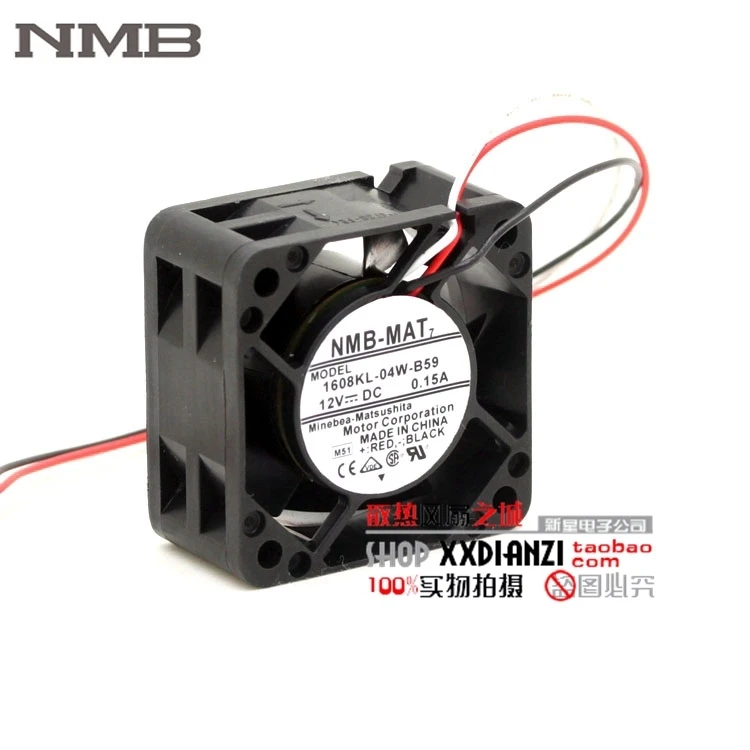 Оригинальный кулер с трехпроводным переключателем для NMB 1608KL 04W B59 4020 дюйма 4 см 12 В