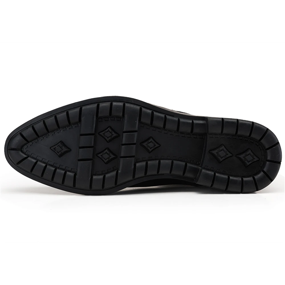 2017 Новых Людей Лодыжки Челси Сапоги Из Натуральной Кожи Круглый носок Корова