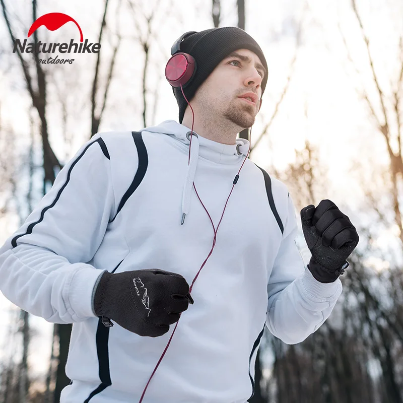 Спортивные односторонние флисовые перчатки для холодной и теплой носки бега с