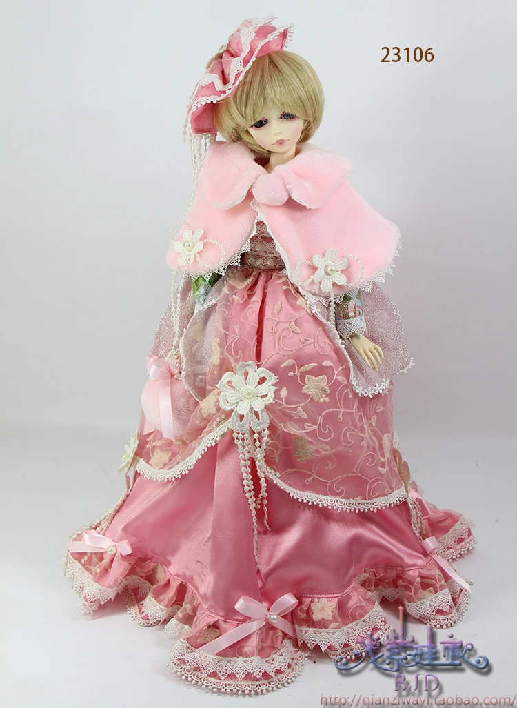 1/4 1/3 весы BJD платье + комплект накидки с капюшоном для BJD/SD Одежда Аксессуары куклы