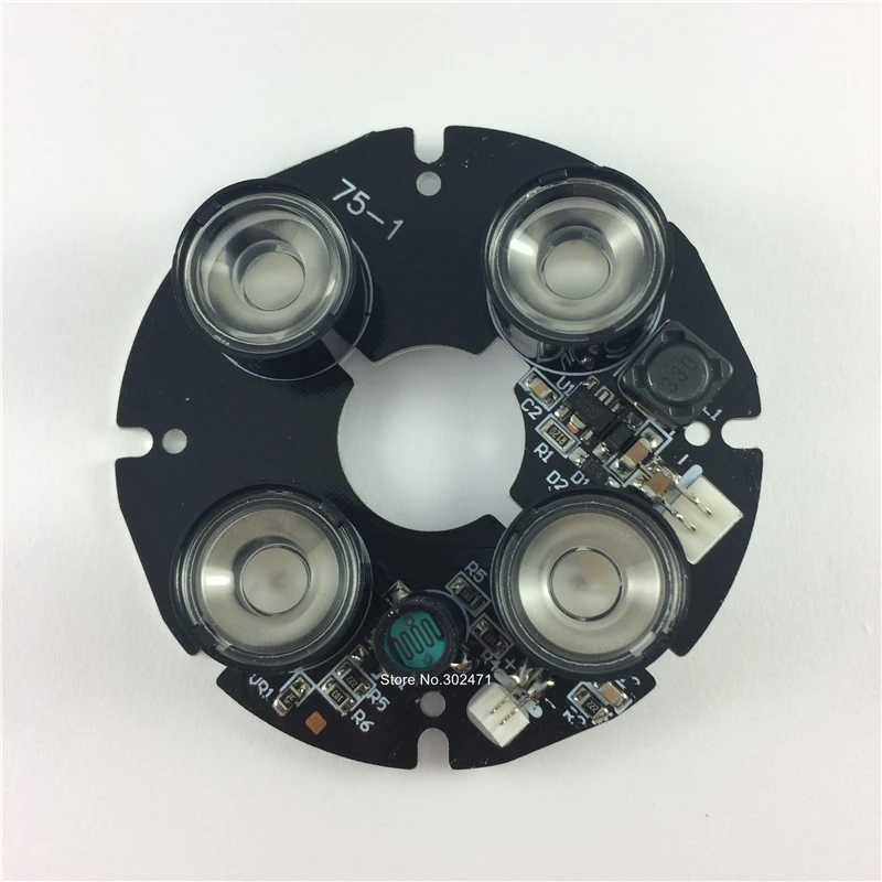 90D 4 светодиодный led board Spot светильник IR 4x LED для камер видеонаблюдения функция