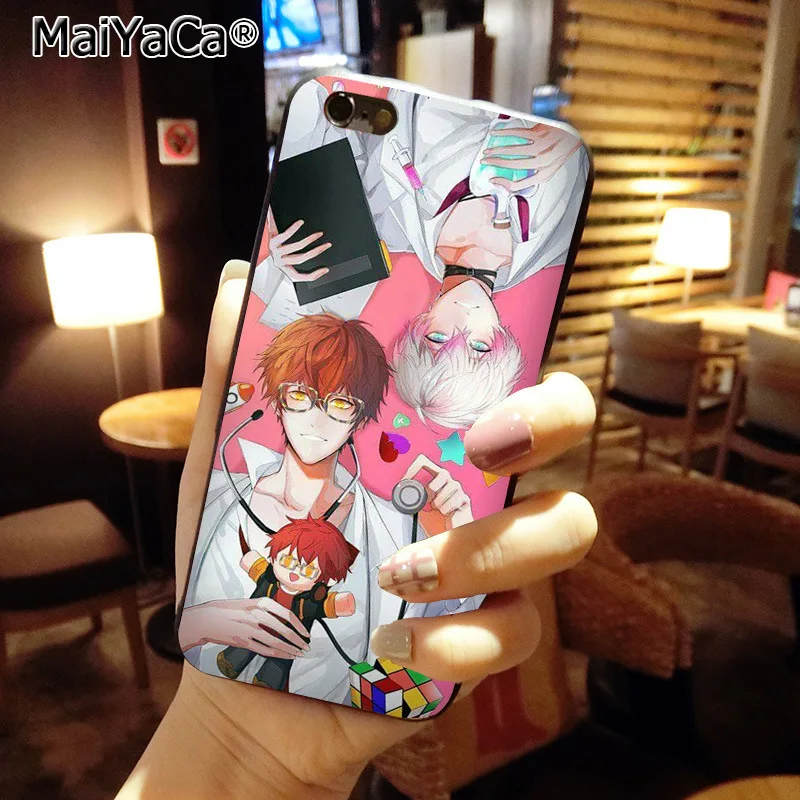 Чехол для телефона MaiYaCa 707 Mystic Messenger аниме iphone SE 2020 11 pro 8 7 66S Plus X 5S XS XR MAX | Мобильные