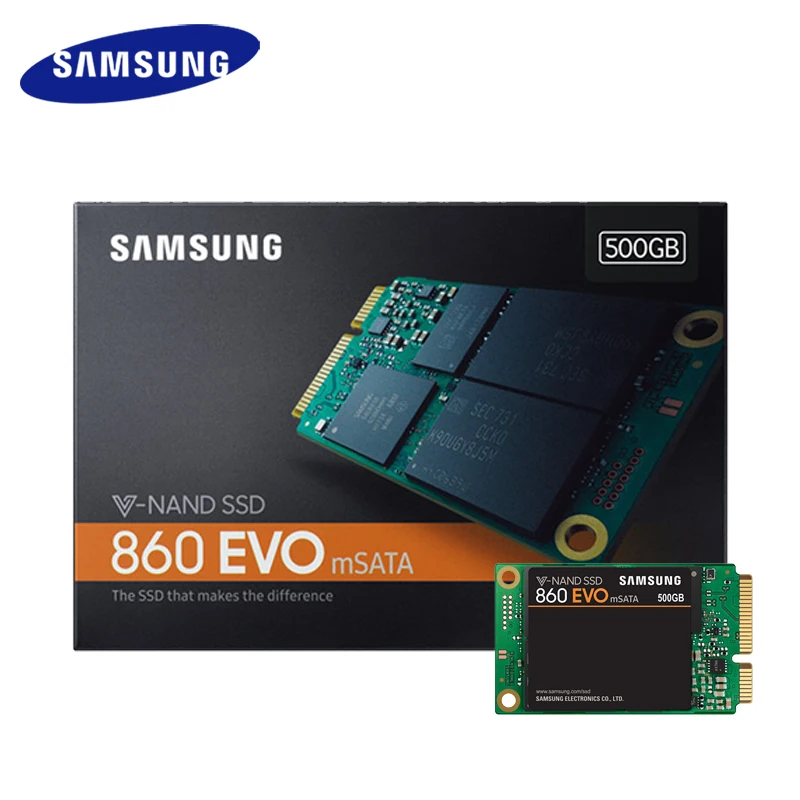Samsung mSATA 860 EVO внутренний SSD 250 GB 500 1 ТБ твердотельный накопитель HD Жесткий Высокое