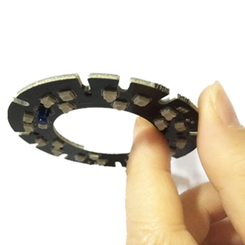Диаметр 60 мм 24x SMD IR Светодиодный точечный светильник IR светодиодный щит для наружного водостойкого видеонаблюдения камера ночного видения дополнительный светильник