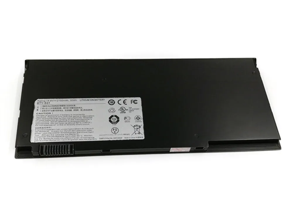 Черный 7 xinbox 14,8 в 32wh BTY-S31 ноутбук Батарея для MSI 1" X-тонкий X320-037US X340 021US X340 023US BTY-S31 BTY-S32 - Цвет: Черный