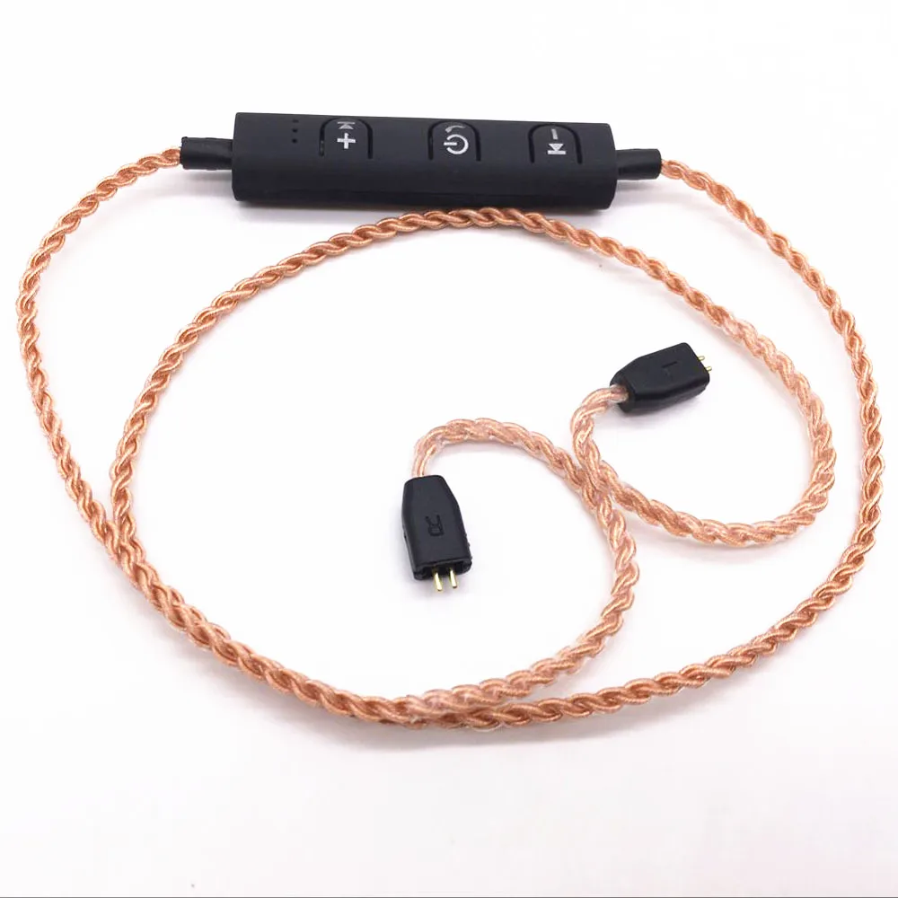 MMCX Bluetooth беспроводной кабель для Shure SE215 SE535 SE846 наушники Sennheiser ie80 ie8I UE TF10 TF15 ZST