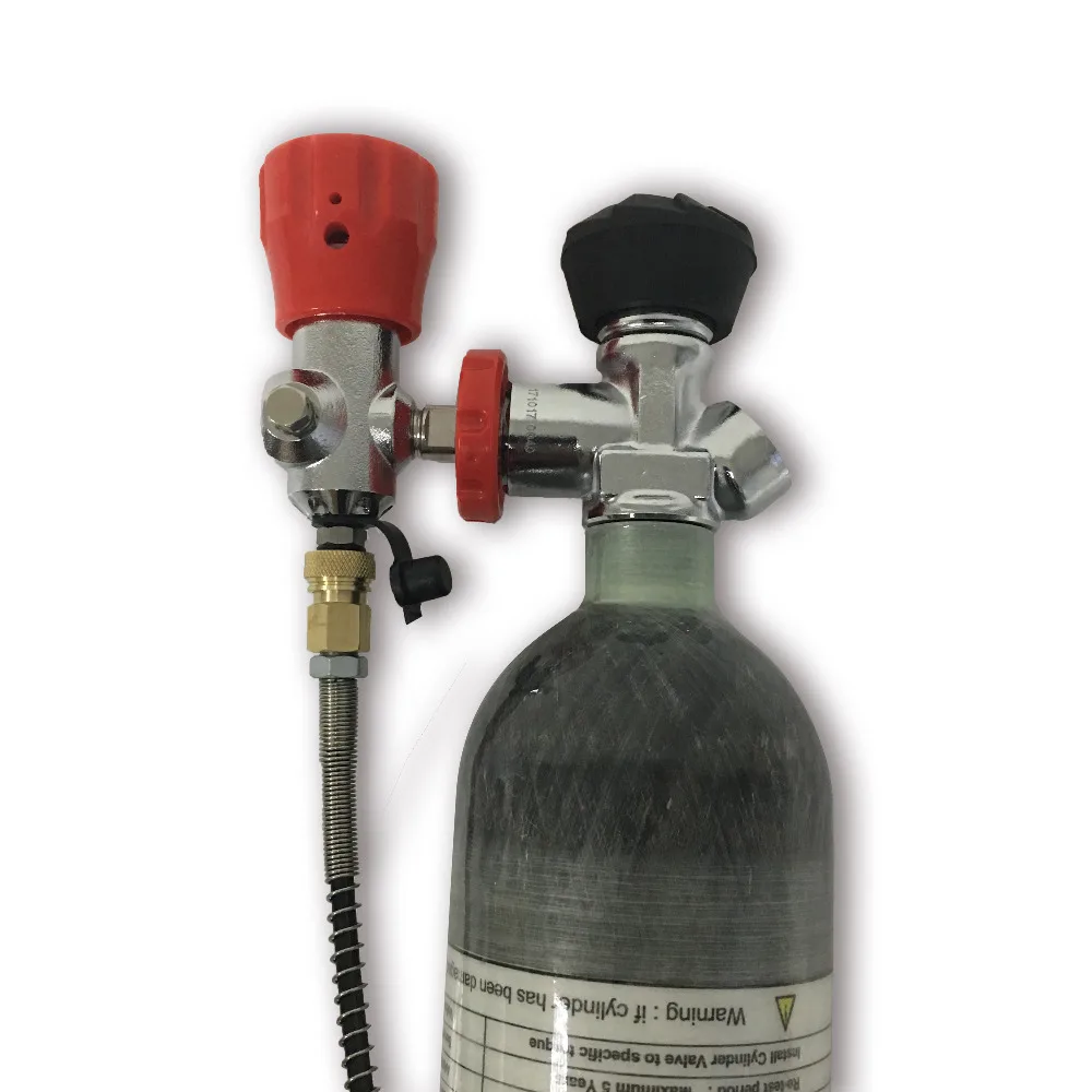 Billig Acecare AC102301 Mini 2L 300BAR Composite-Carbon HP Gas Paintball Pcp Airsofts Scuba Tauchen Tank Luft Komprimiert Gun