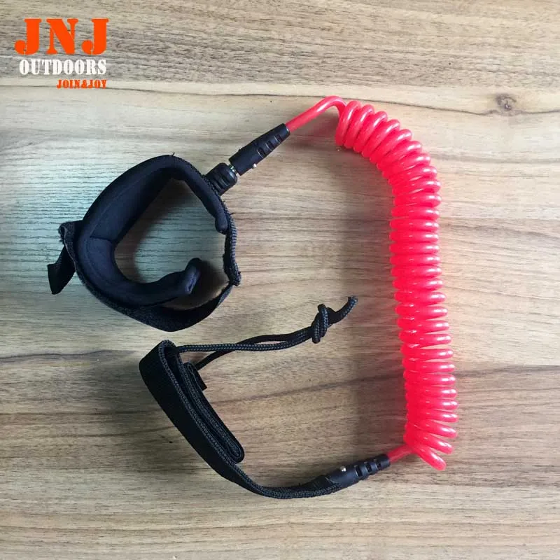 Бесплатная доставка 10 футов 7 мм красный шнур для серфинга на доске из ТПУ