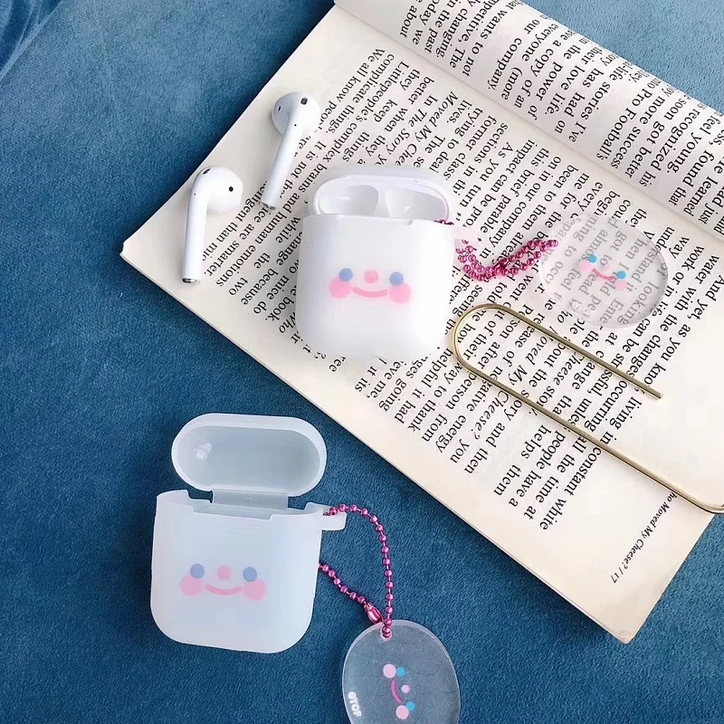 Чехол для AirPods с голубыми глазами страстными розами улыбками соответствует тому