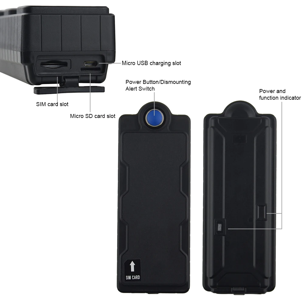 3G Диктофон Q820G 20000mAh Батарея с мощным магнитом водонепроницаемый записывающий