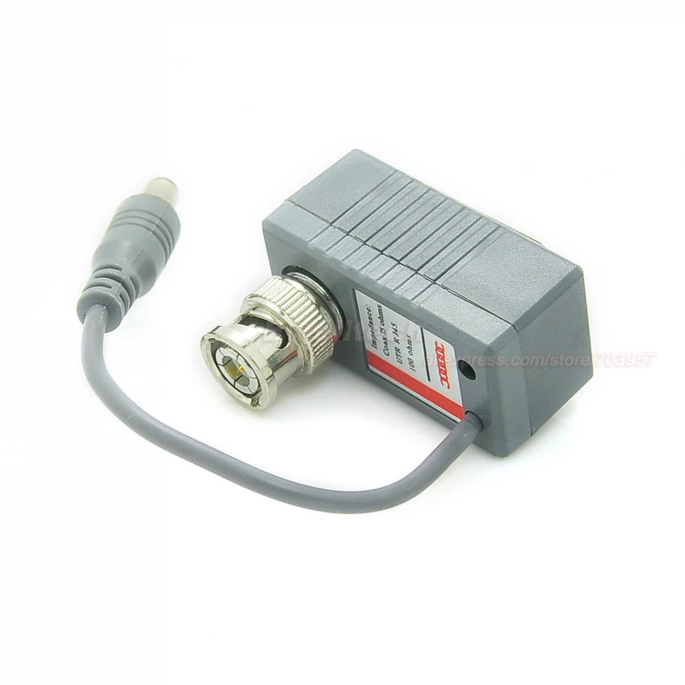 RJ45 приемопередатчик UTP балун BNC видео постоянного тока витая пара CAT5 для CCTV