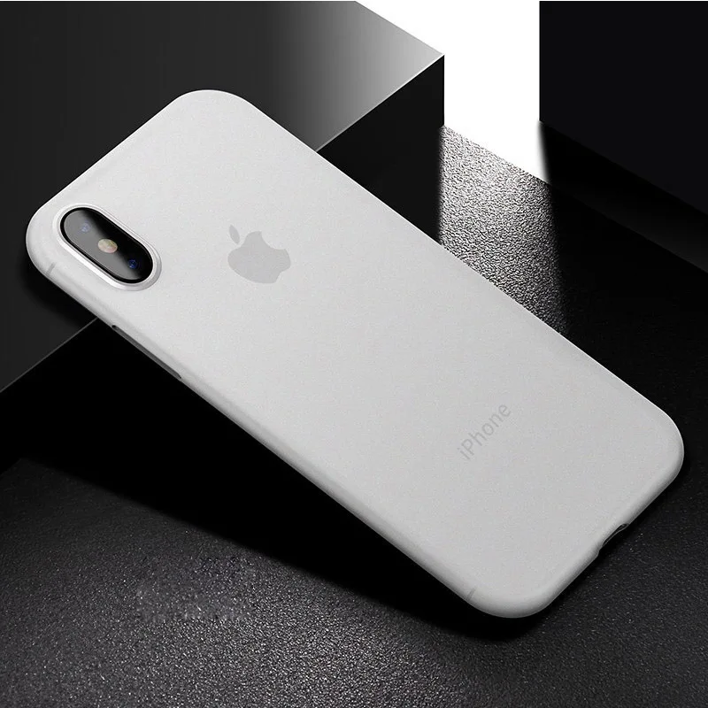 Luxury Ultra Slim Matte Scrub Phone Case For iPhone 6S 7 8 Plus X XR XS MAX Sandstone Pattern Soft Cover phones |