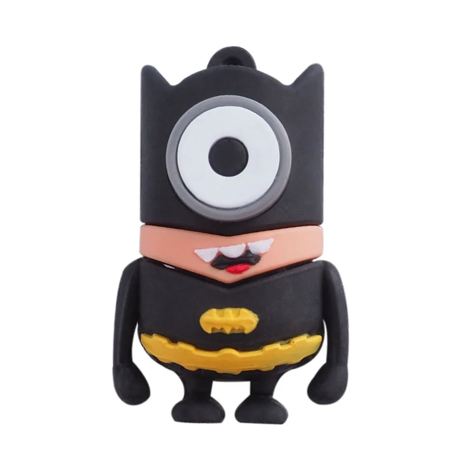 Мультфильм Миньон USB флэш-накопитель Человек-паук/Супермен Супер Герой