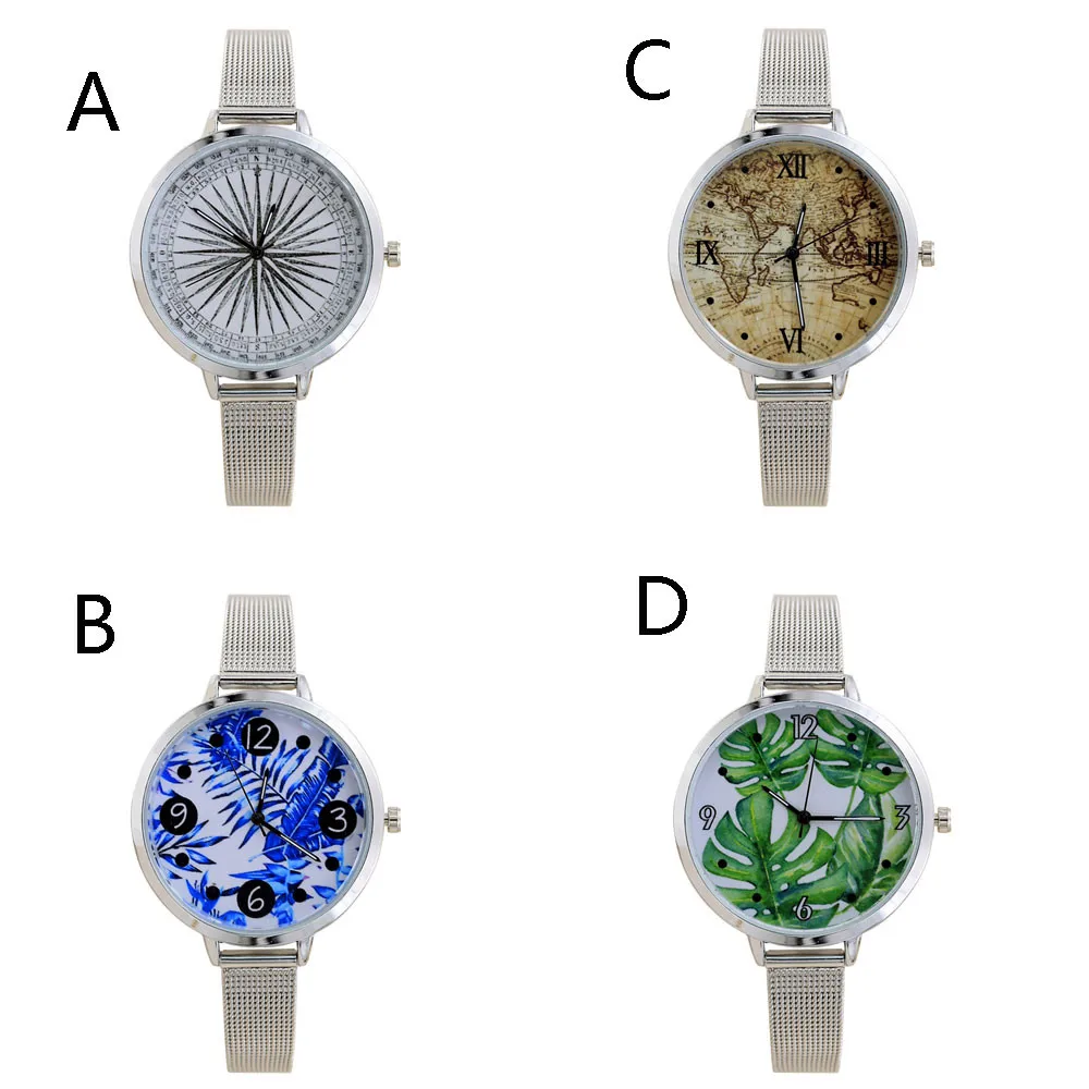 Повседневные часы креативные модные кварцевые наручные с ремешком