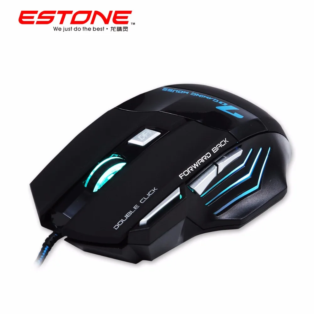 

iMice X7 Gaming Mouse Optical USB Wired Computer Mice Mause 7 Button 2400DPI Breathing Led Light for PC Laptop Desktop Gamer