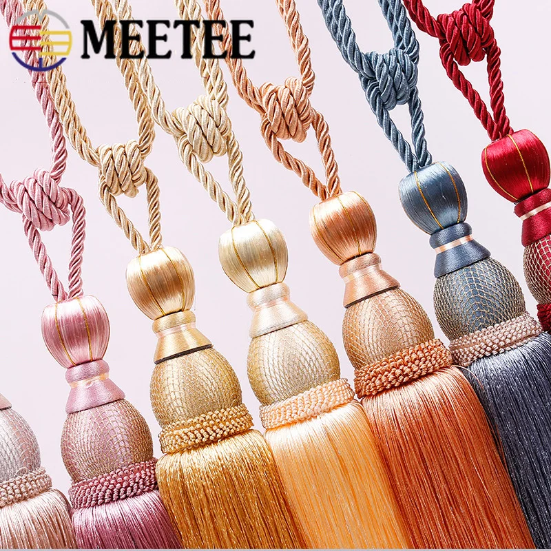 Meetee 1 пара (2 шт.) 77 см занавес с кисточкой Tieback подвеска аксессуары шаровой