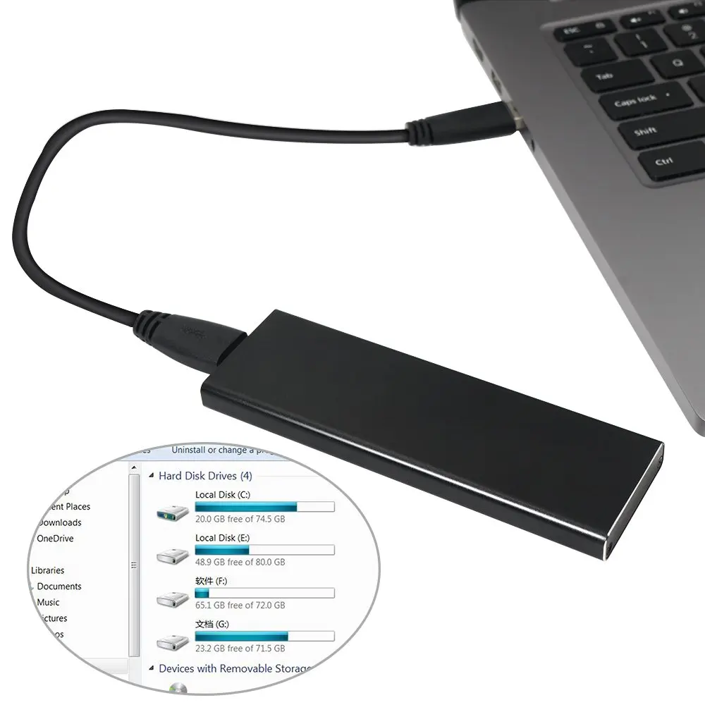 PCIe SSD Enclosure For MacBook Air 2010 2011 USB 3.0 to A1369 A1370 External SSD Case For MC503 MC505 MC506 MC965 MC968 MC969