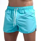 Шорты JOCKMAIL мужские пляжные для серфинга и плавания, однотонные короткие штаны для бега, спортзала, 14 цветов, летние