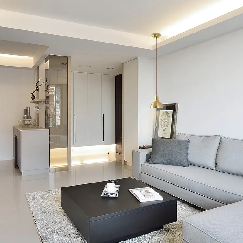 Американский Медь светодиодный подвесные лампы светильники Античная Loft