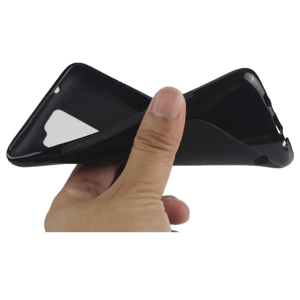 S линии Мягкий гель ТПУ прозрачный тонкий гибкий кожи чехол для LG K8/K350/k350n/K350E