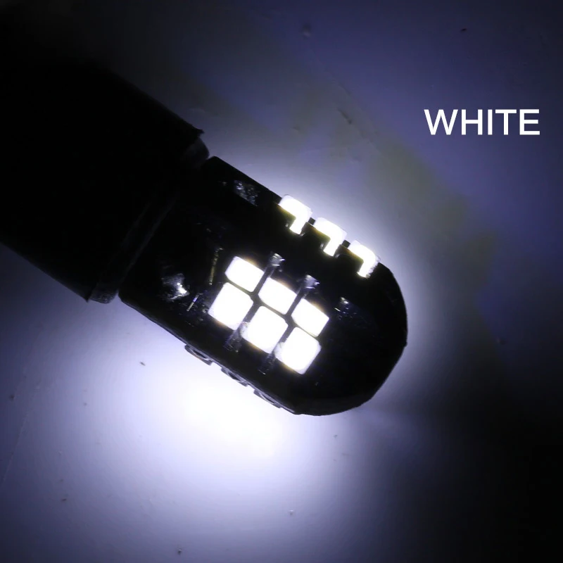 2X T10 W5W светодиод шина может свет 24SMD 1206 зазор боковой габаритный фонарь 168 194 WY5W