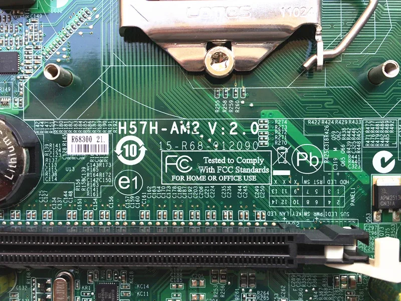 Подходит для материнской платы Acer 1156 V2.0 Desptop 15 R68 012090 MB LGA DDR3 Чипсет H57|Материнские