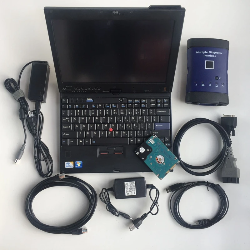 

Wifi Diagnostic Tool for G M MDI Scanner for G-M MDI WIFI with hdd Software Fit for x200t Laptop Function Well DHL Free