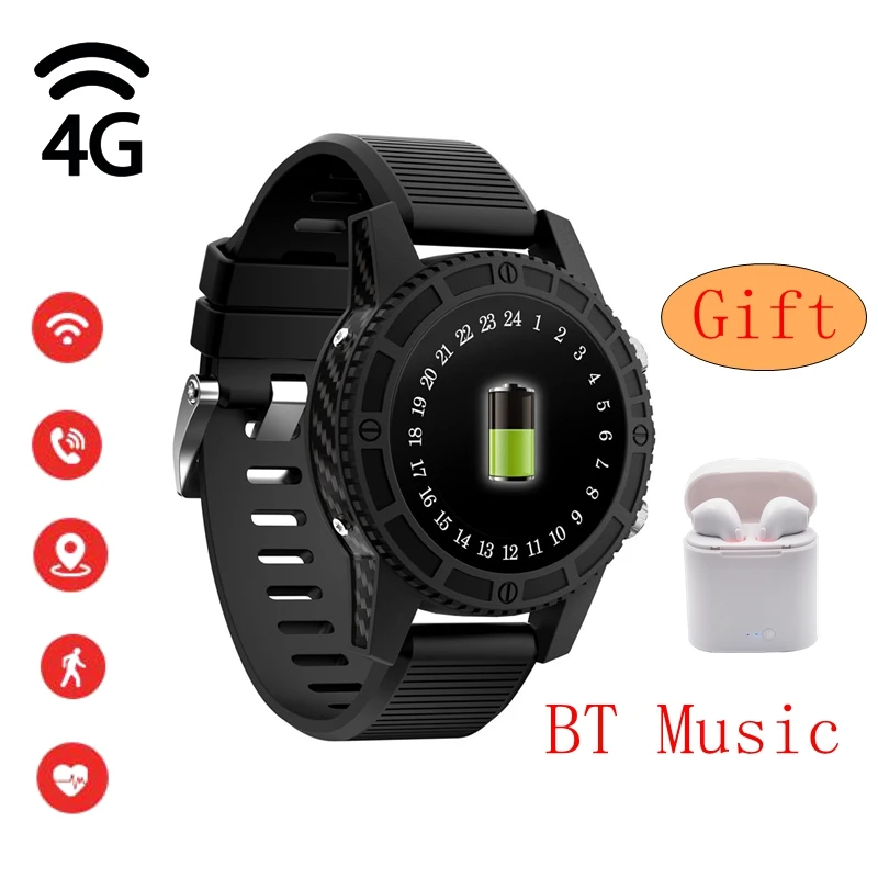 Смарт-часы Android 7 0 Smartwatch Поддержка LTE 4G Телефонный звонок сердечного ритма трекер