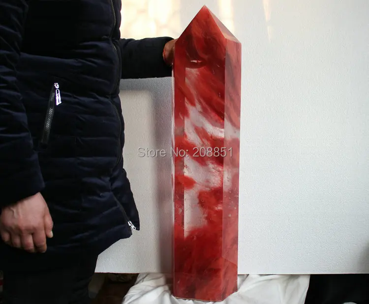 76LB 30 6 &quotогромный гигантский красный плавления кварцевые Кристал острый