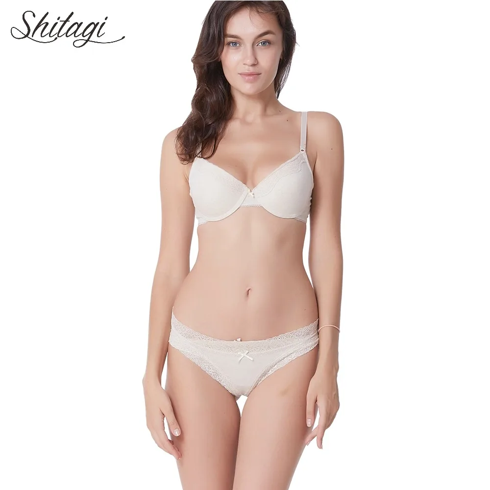 Shitagi Для Женщин Кружевной Бюстгальтер сладкие Стиль белье Underwine Push up Bra