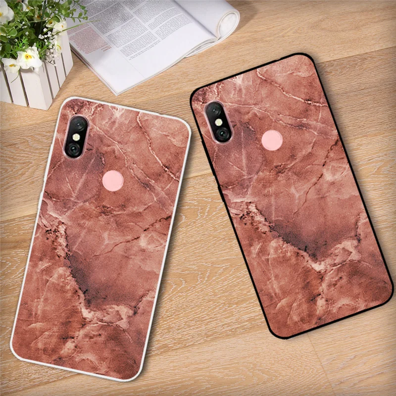 Чехол для телефона Xiaomi Redmi Note 6 Pro мягкий силиконовый чехол окрашенный матовый
