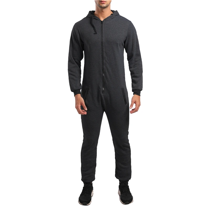 Для мужчин унисекс комбинезон для взрослых цельный Гар t Non Пижама Playsuit блузка с