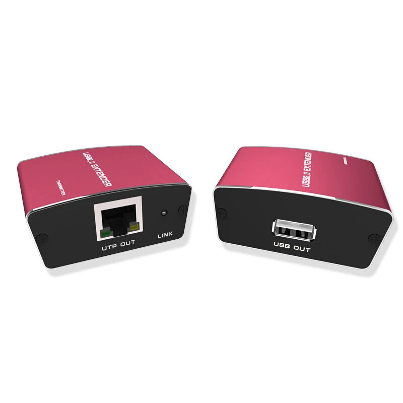 Удлинитель USB для сети усилитель передатчика сигнала длина 100 м разъем USB-RJ45