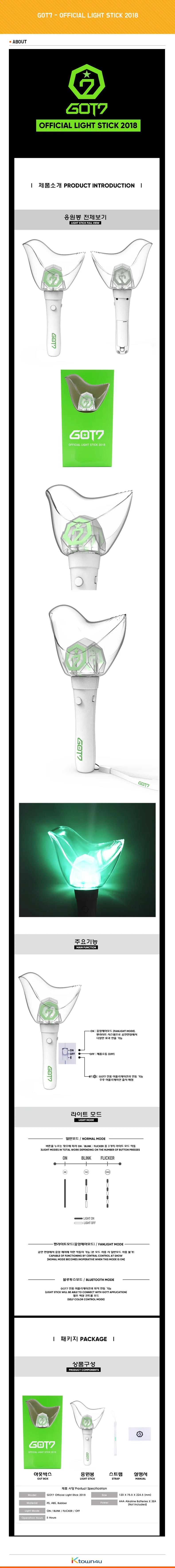 [MYKPOP] ~ 100% Официальный оригинал GOT7 Ver. Коллекция фанатов KPOP SA19021701 с 2 осветительными
