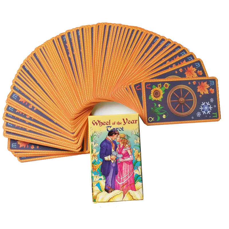 Английское колесо года Tarot палубная карта Game легендарная судьба гадания для