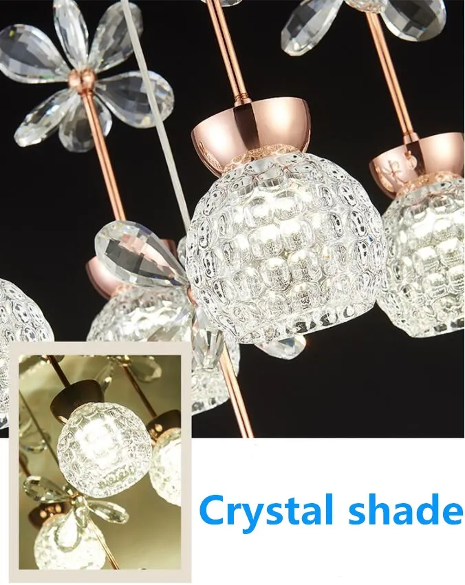 люстры для кухни люстра led chandeliers ceiling Современные светодио дный кольцо свет Cristal