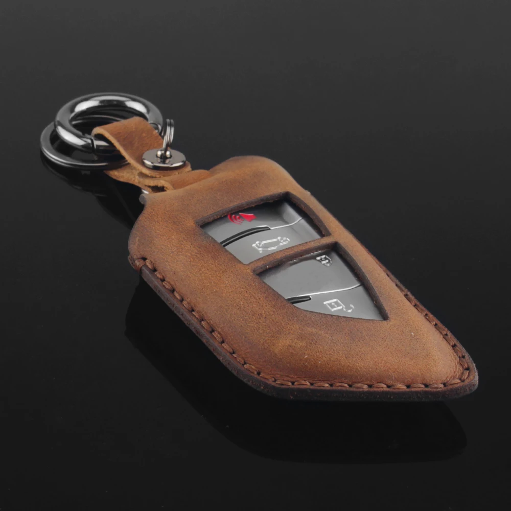 KEYYOU Leather Car Key Case Cover Shell Protector For BMW X1 X3 X4 X5 X6 F15 F16 F48 G30 G38 525 540 740 1 2 5 7 Series | Автомобили и