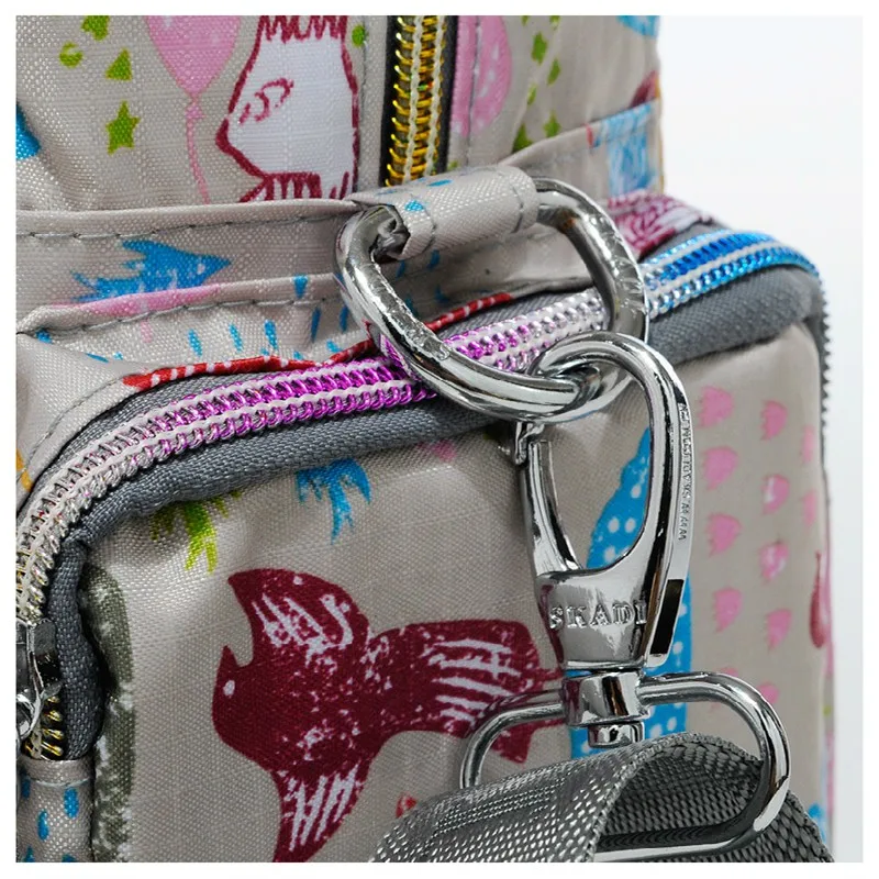 SKADI цветочные сумки брендовые водонепроницаемые нейлоновые для женщин цветок