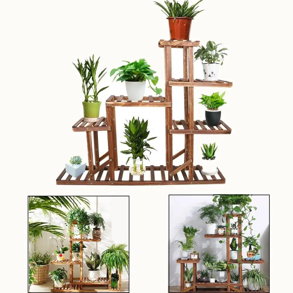 Садовый цветок Дисплей Стенд 8 ярусов плантатор полка завод дисплей стойки для