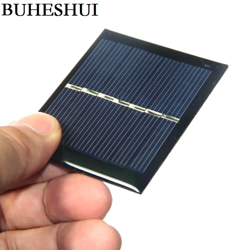 Мини модуль солнечной батареи BUHESHUI 0 45 Вт 3 5 в мощная кристаллическая система