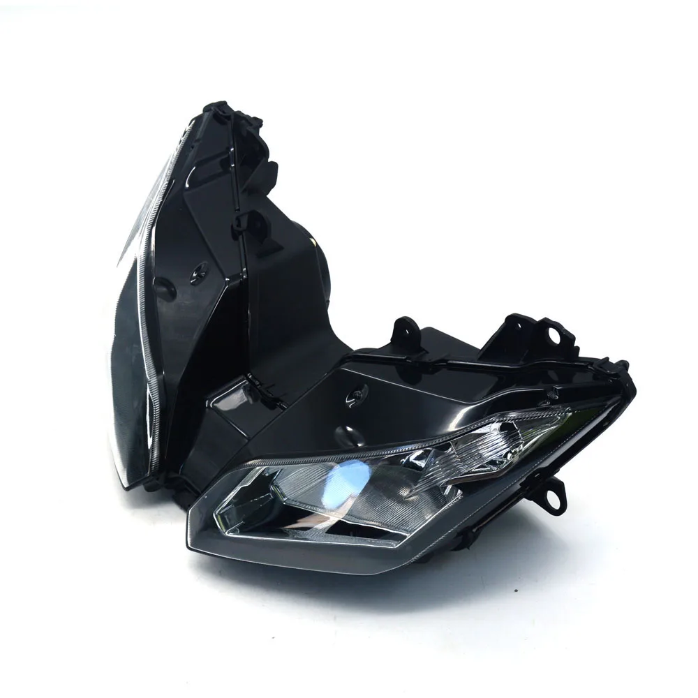 Мотоциклетные черные передние фары головные фонари лампы в сборе для KAWASAKI NINJA300