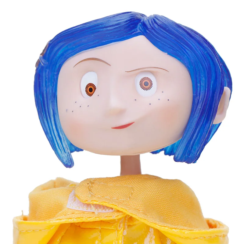NECA Coraline &amp the Secret Door dolls 18 см желтый дождевик версия девочка Кэролайн