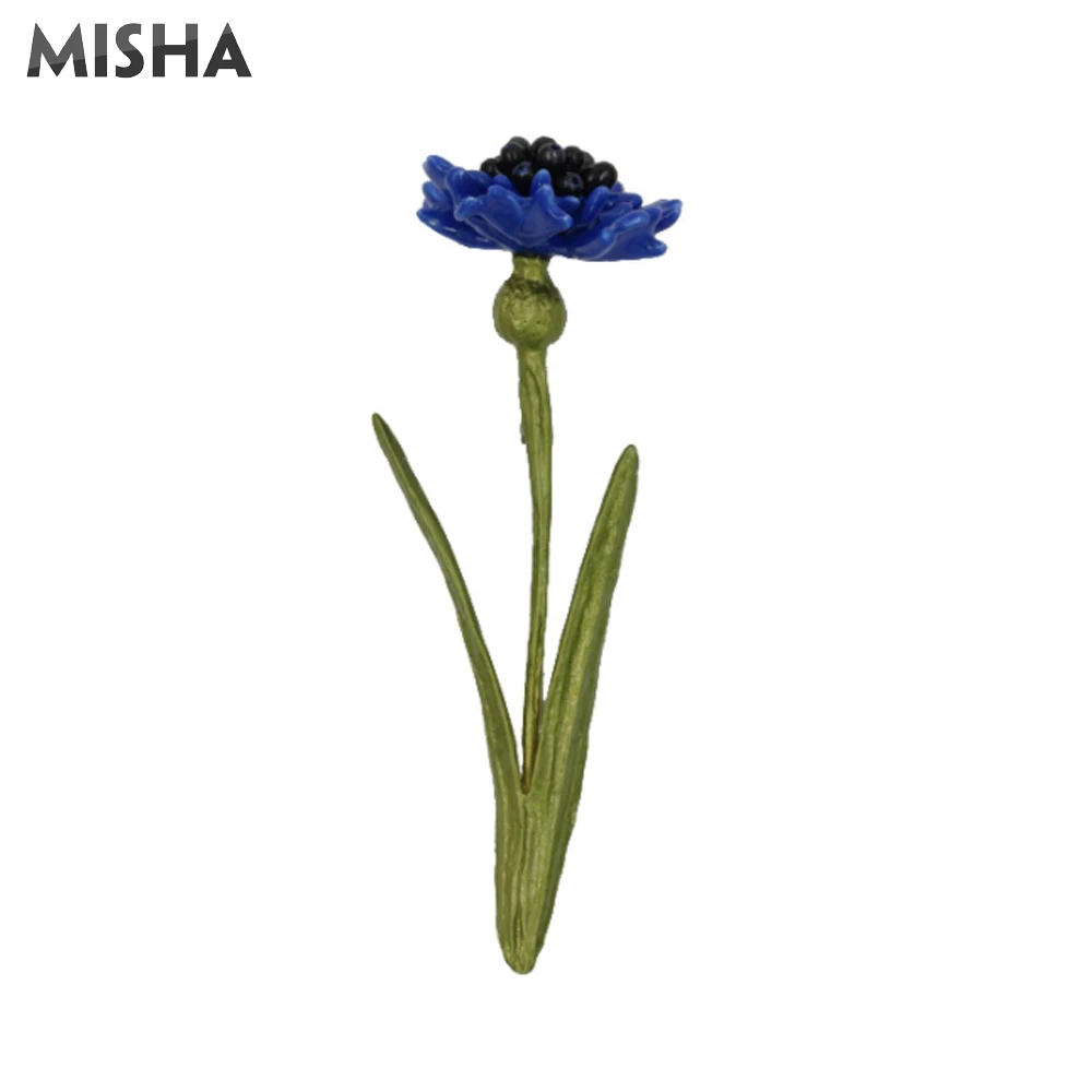 Женская Брошь из натурального жемчуга MISHA Подарочная брошь с пресноводным жемчугом и эмалью Ювелирное