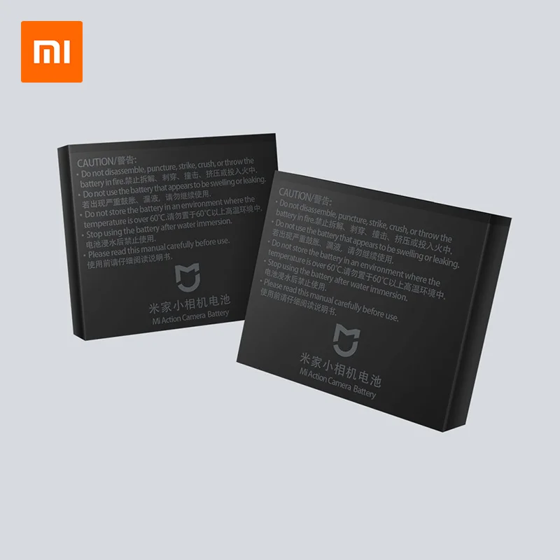 Оригинальный аккумулятор 1450 мАч 3 8 в для Xiaomi Mijia аккумуляторы экшн-камеры Mini 4K
