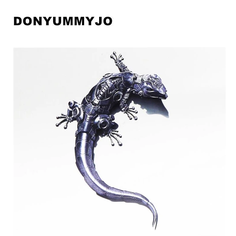 Высококачественный 3D механический Гекко Ящерица DONYUMMYJO логотип автомобиля