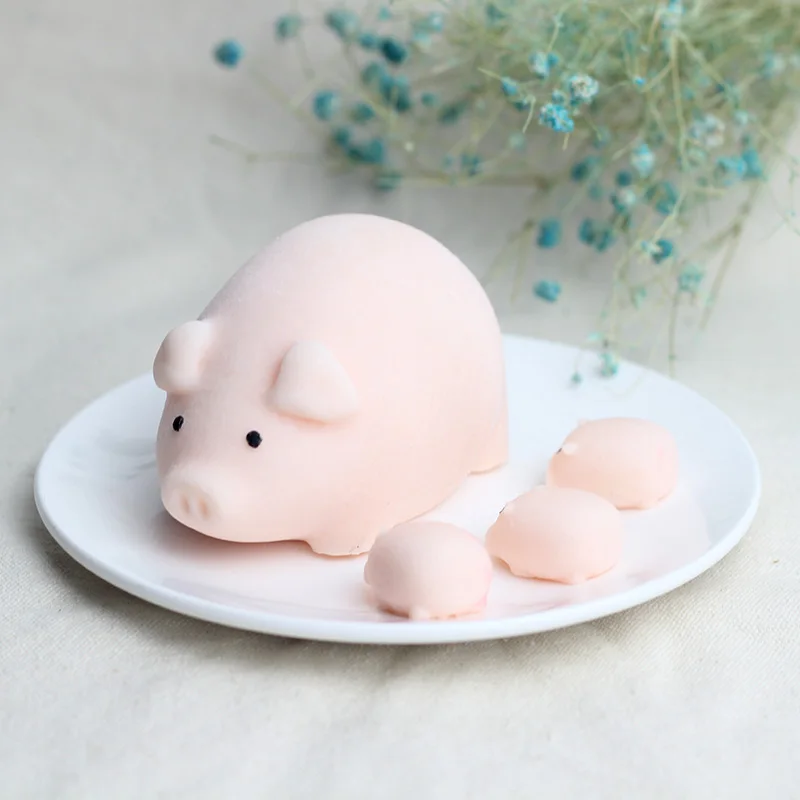 

Siliocne Mold 3D Cute Pig Soap Candle Molds Handmade Chocolate Mousse Cake Mould Craft Resin Cake Decorating Tools