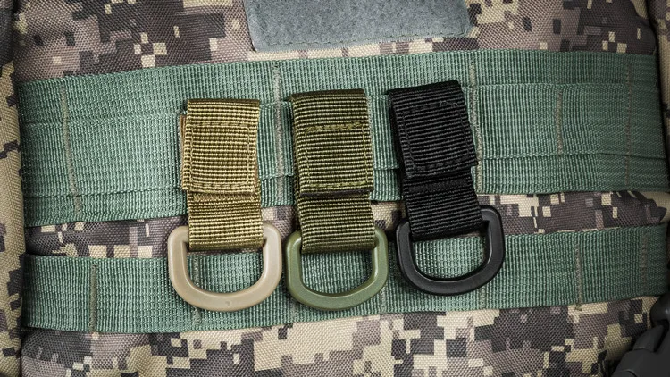 Bushcraft наружная тактическая нейлоновая тесьма висячая Пряжка крюк MOLLE система подвеска на рюкзак аксессуары для кемпинга EDC оборудование
