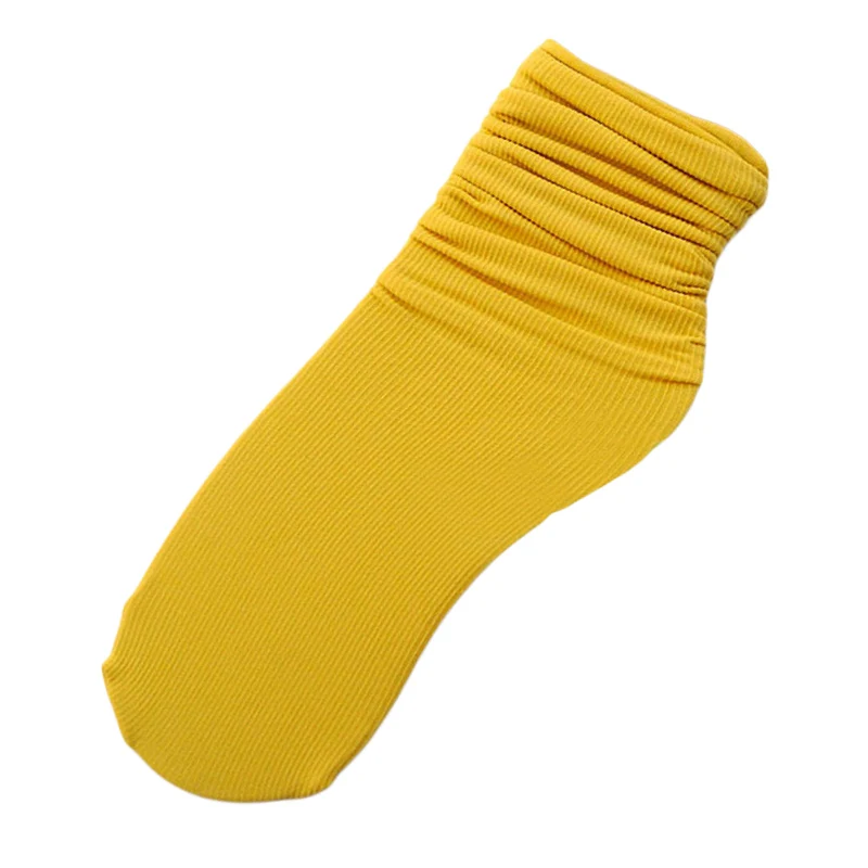 gold 5 pairs Неоновые носки для женщин модная уличная одежда Harajuku Calcetines яркие цвета милые носки корейский стиль женские носки желтый оранжевый - Цвет: gold 5 pairs